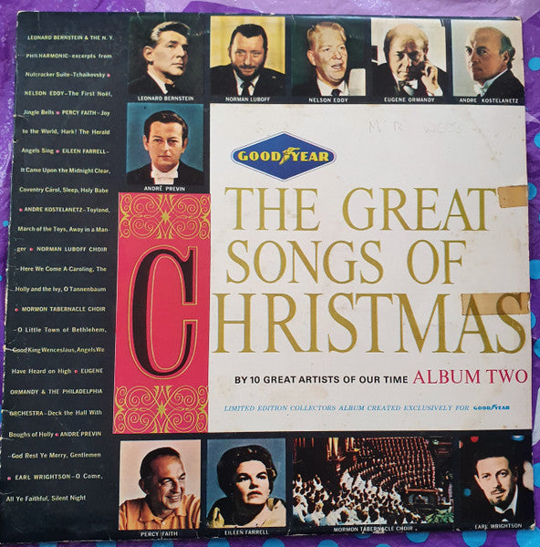 Various : The Great Songs Of Christmas (LP, Album, Comp)
