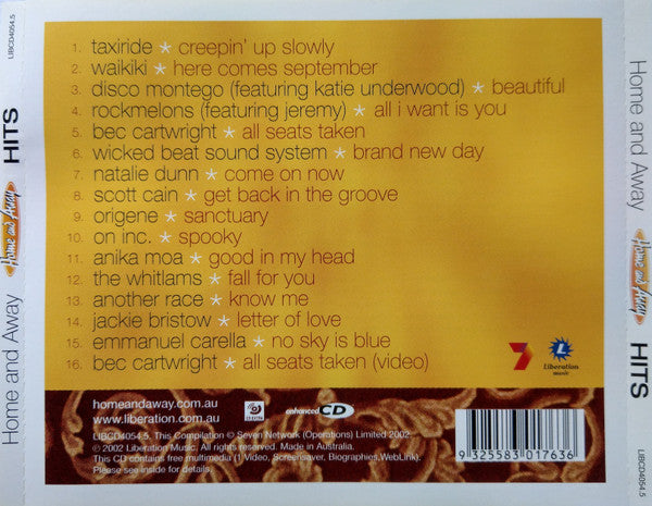Various : Home And Away Hits (CD, Comp, Enh)