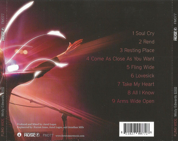 Misty Edwards : Fling Wide (CD)