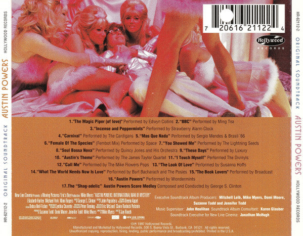 Various : Austin Powers: International Man Of Mystery (Original Soundtrack) (CD, Comp, RP)