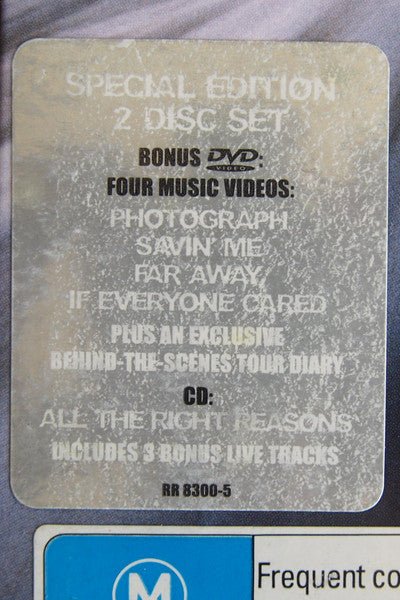 Nickelback : All The Right Reasons (CD, Album + DVD-V + RE, S/Edition, Dig)