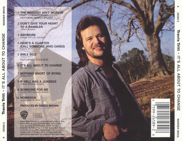 Travis Tritt : It's All About To Change (CD, Album, ARC)