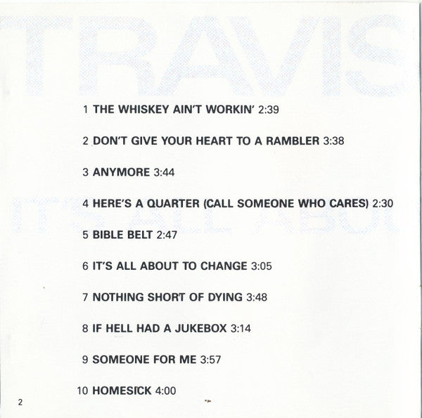 Travis Tritt : It's All About To Change (CD, Album, ARC)