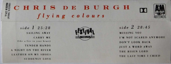 Chris de Burgh : Flying Colours (Cass, Album)