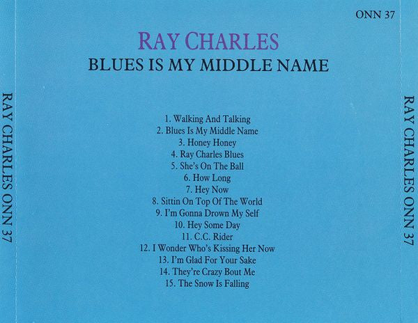 Ray Charles : Blues Is My Middle Name (CD, Comp)