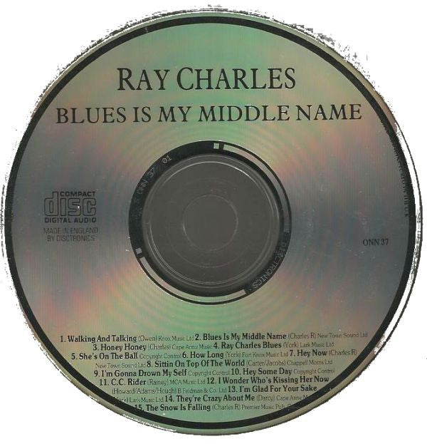 Ray Charles : Blues Is My Middle Name (CD, Comp)