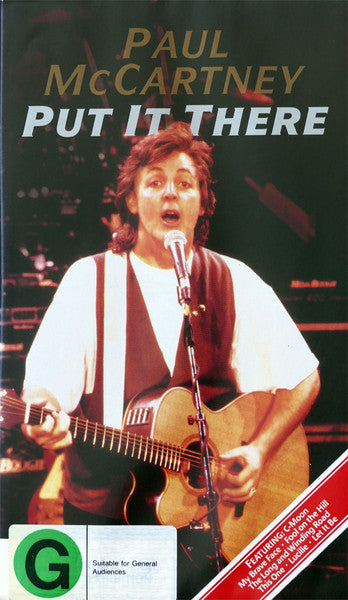 Paul McCartney : Put It There (VHS, PAL)