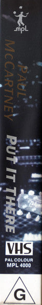 Paul McCartney : Put It There (VHS, PAL)