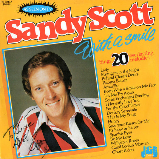 Sandy Scott (2) : With A Smile (LP, Album, Comp)