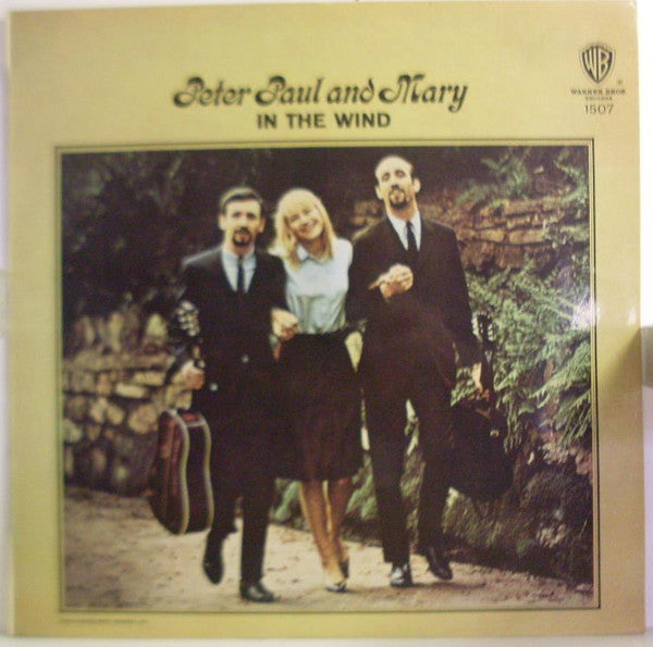 Peter, Paul & Mary : In The Wind (LP, Album, Mono, RP, Gol)