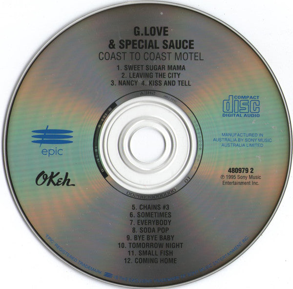 G. Love & Special Sauce : Coast To Coast Motel (CD, Album)