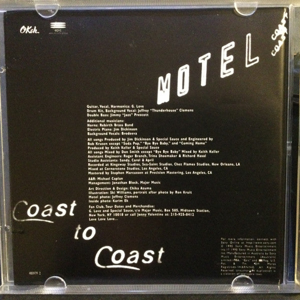 G. Love & Special Sauce : Coast To Coast Motel (CD, Album)