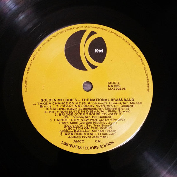 The National Brass Band : Golden Melodies (LP)