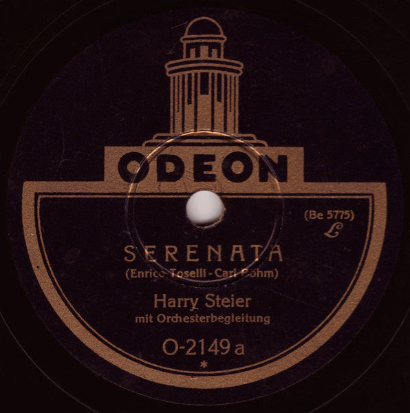 Harry Steier : Serenata / Santa Lucia Luntana (Shellac, 10")