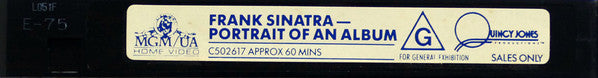 Frank Sinatra With Quincy Jones And Orchestra* : Portrait Of An Album (VHS, PAL)