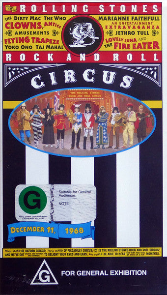 The Rolling Stones : The Rolling Stones Rock And Roll Circus (VHS, PAL)