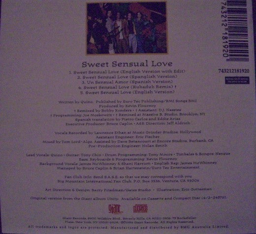 Big Mountain : Sweet Sensual Love (CD, Maxi)