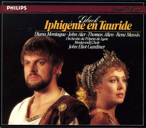 Gluck* - Diana Montague •  John Aler •  Thomas Allen •  René Massis •  Orchestre De L'Opéra De Lyon •  Monteverdi Choir* •  John Eliot Gardiner : Iphigénie En Tauride (2xCD, Album + Box, Sli)