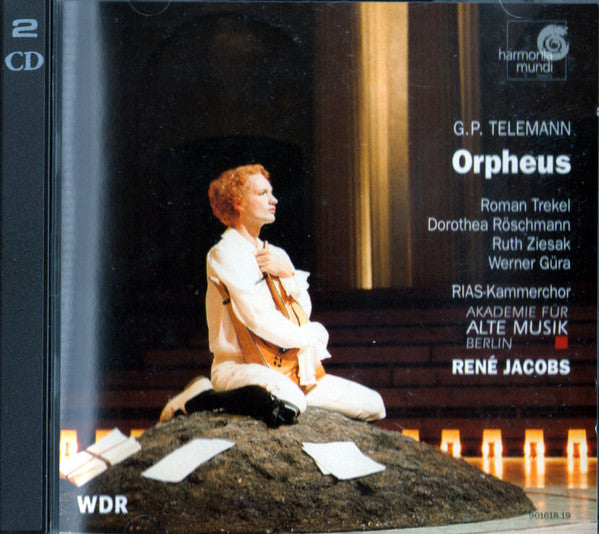G.P. Telemann* - Roman Trekel, Dorothea Röschmann, Ruth Ziesak, Werner Güra, RIAS-Kammerchor, Akademie Für Alte Musik Berlin, René Jacobs : Orpheus (2xCD, Album + Box, Sli)