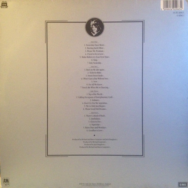 Carpenters : Yesterday Once More (2xLP, Comp)