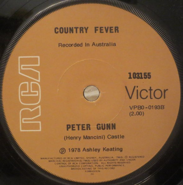 Country Fever : Riot In Cell Block No. 9 / Peter Gunn (7", Single)