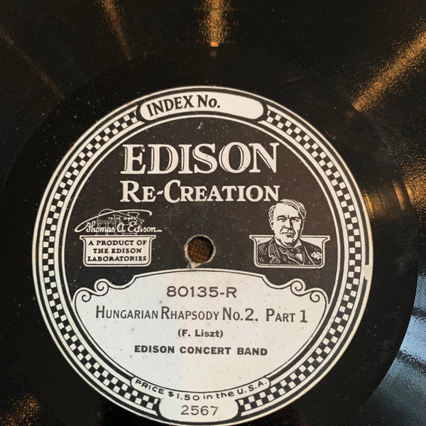 Edison Concert Band : Hungarian Rhapsody No. 2 Part 1 / Part 2 (Edison Disc)