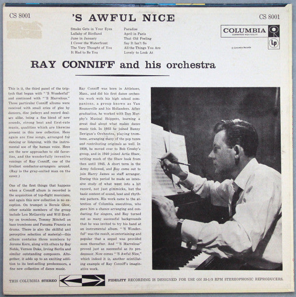 Ray Conniff And His Orchestra* : 'S Awful Nice (LP, Album, Hol)