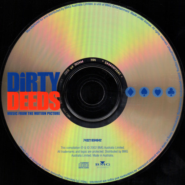 Various : Dirty Deeds (Music From The Motion Picture) (CD, Comp, Red)