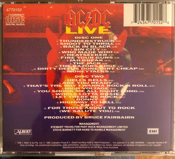 AC/DC : Live (2xCD, Album, RE, S/Edition)
