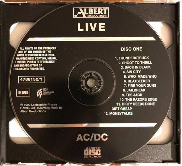 AC/DC : Live (2xCD, Album, RE, S/Edition)