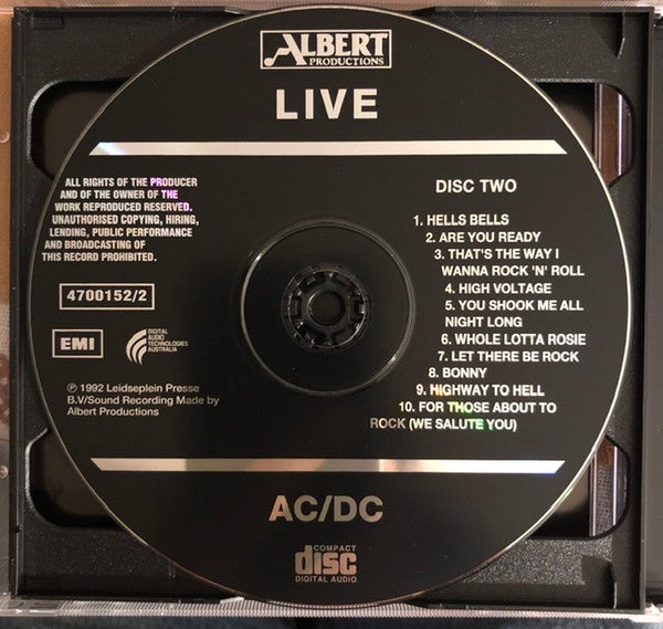 AC/DC : Live (2xCD, Album, RE, S/Edition)
