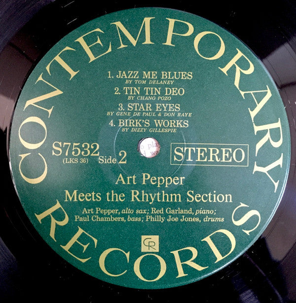 Art Pepper : Art Pepper Meets The Rhythm Section (LP, Album)