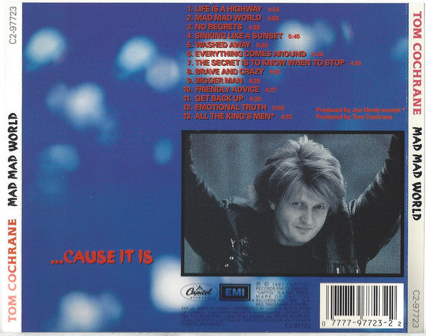 Tom Cochrane : Mad Mad World (CD, Album)