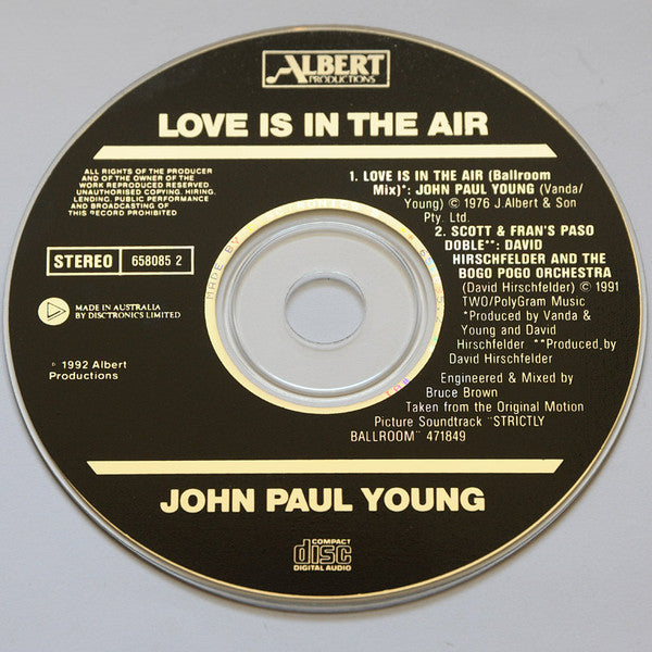 John Paul Young : Love Is In The Air (Ballroom Mix) (CD, Single)