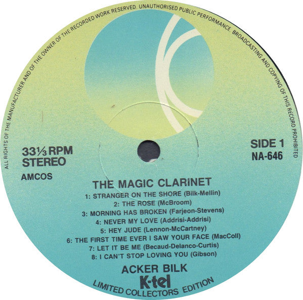 Acker Bilk : The Magic Clarinet (LP, Album, Ltd)