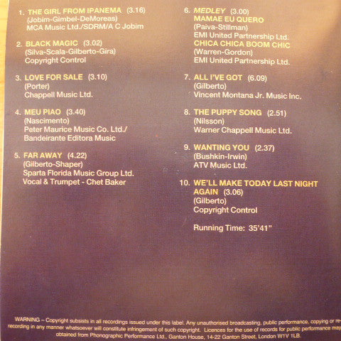 Astrud Gilberto : The Girl From Ipanema (CD, Album, RE)