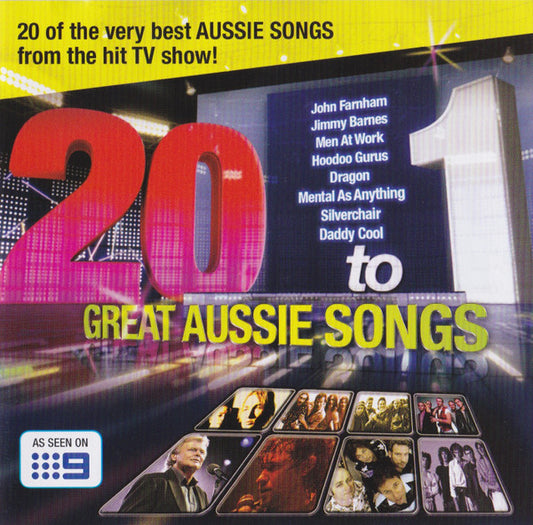 Various : 20 To 01 Great Aussie Songs (CD, Comp)