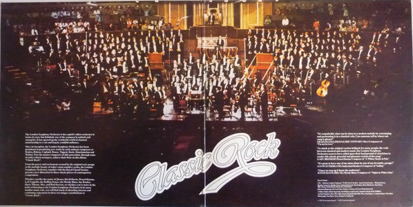 London Symphony Orchestra And The Royal Choral Society : Classic Rock (LP, Gat)