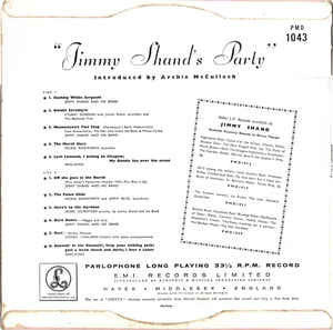Jimmy Shand And His Band And Various : Jimmy Shand's Party (10")