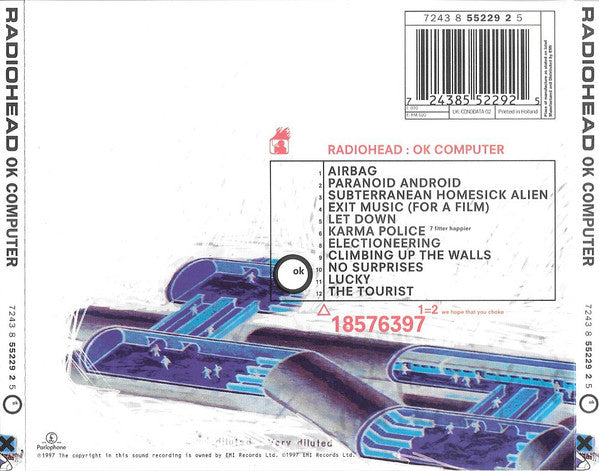 Radiohead : OK Computer (CD, Album, RP, Son)