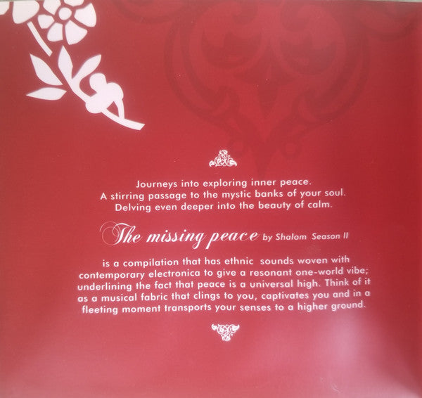 Various : The Missing Peace By Shalom - Season II (CD, Album)