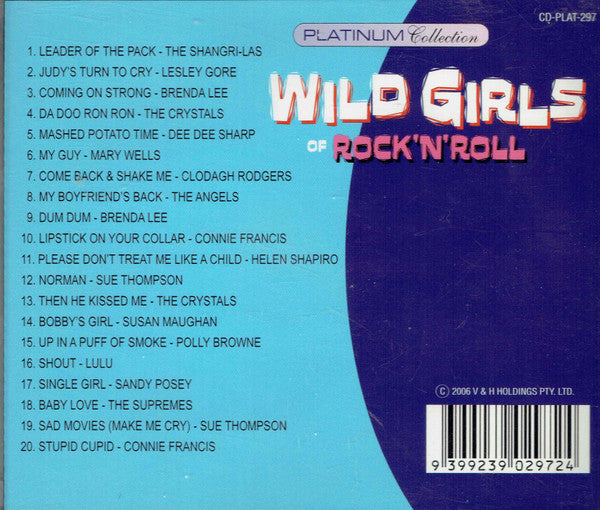 Various : Wild Girls of Rock 'N' Roll (CD, Comp)