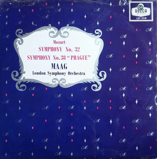 Mozart*, Maag*, London Symphony Orchestra : Symphony No. 32 / Symphony No. 38 "Prague" (LP, Mono)