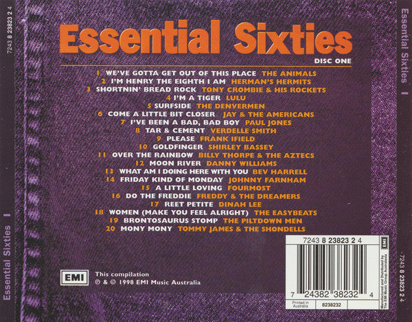 Various : Essential Sixties (3xCD, Comp)