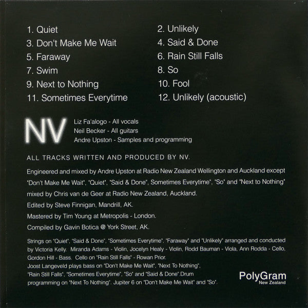 NV (4) : NV (CD, Album)
