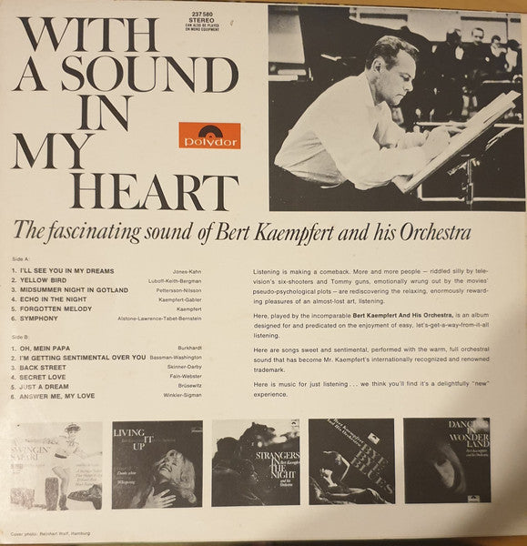Bert Kaempfert & His Orchestra : With A Sound In My Heart (LP, Album)