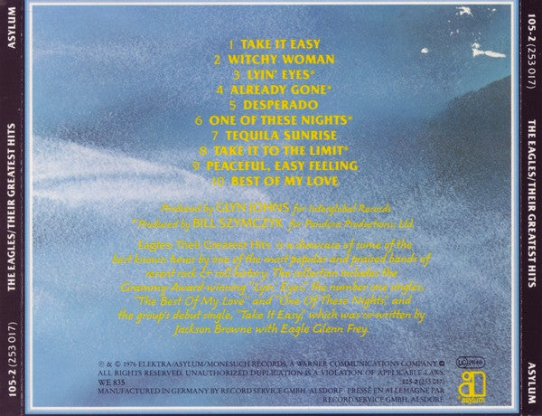 Eagles : Their Greatest Hits 1971-1975 (CD, Comp, RE)