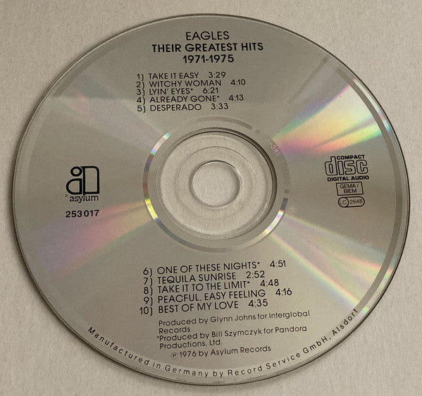 Eagles : Their Greatest Hits 1971-1975 (CD, Comp, RE)