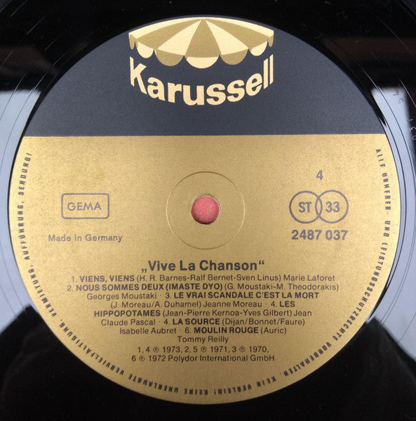 Various : Vive La Chanson (2xLP, Comp, Smplr)