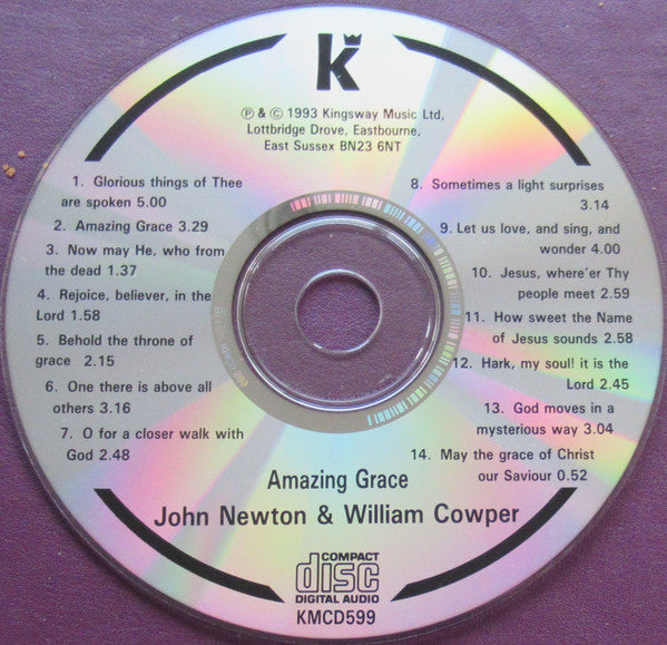 St. Michael's Singers Conducted By Paul Leddington Wright , Organist: David Poulter ; John Newton (2) & William Cowper : Amazing Grace (CD)